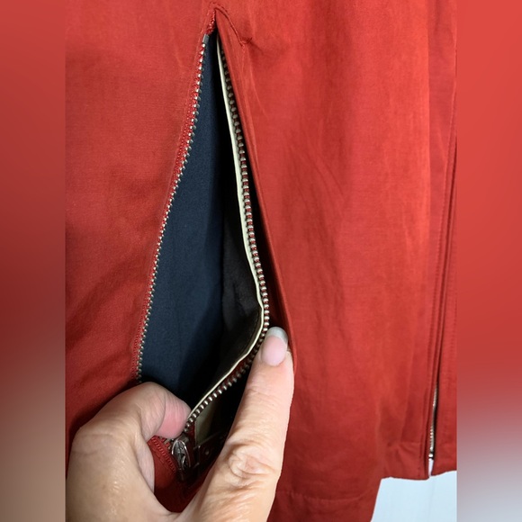 Bugatti - Red Bomber / Wind Breaker Style Jacket With Double Layer Pockets 44R - Picture 6 of 9